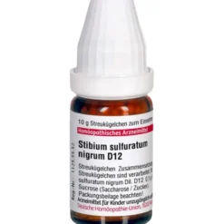 STIBIUM SULFURATUM NIGRUM D 12 Globuli 10 g