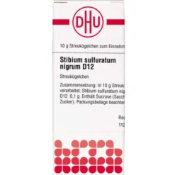 STIBIUM SULFURATUM NIGRUM D 12 Globuli 10 g