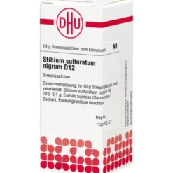 STIBIUM SULFURATUM NIGRUM D 12 Globuli 10 g