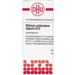 STIBIUM SULFURATUM NIGRUM D 12 Globuli 10 g