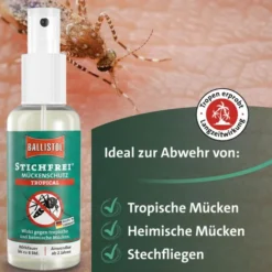 STICHFREI Mückenschutz Tropical Pumpspray 100 ml