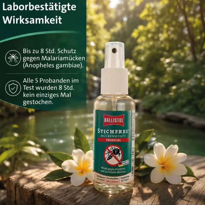 STICHFREI Mückenschutz Tropical Pumpspray 100 ml