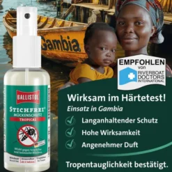 STICHFREI Mückenschutz Tropical Pumpspray 100 ml