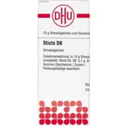 STICTA D 6 Globuli 10 g