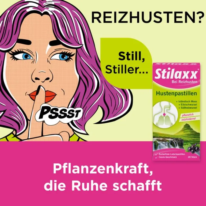 STILAXX Hustenpastillen Isländisch Moos 28 St