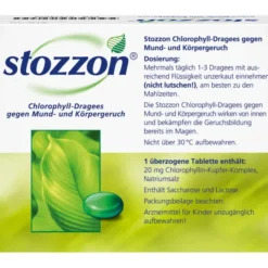 STOZZON Chlorophyll überzogene Tabletten 100 St