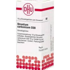 STRONTIUM CARBONICUM D 30 Globuli 10 g