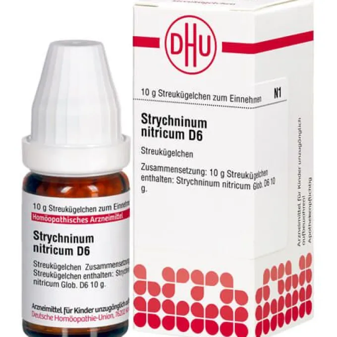 STRYCHNINUM NITRICUM D 6 Globuli 10 g