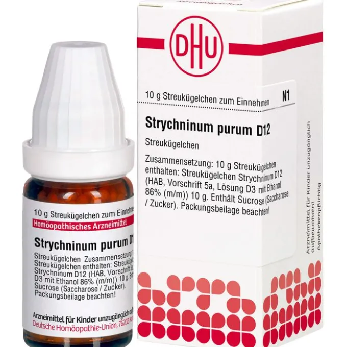 STRYCHNINUM PURUM D 12 Globuli 10 g
