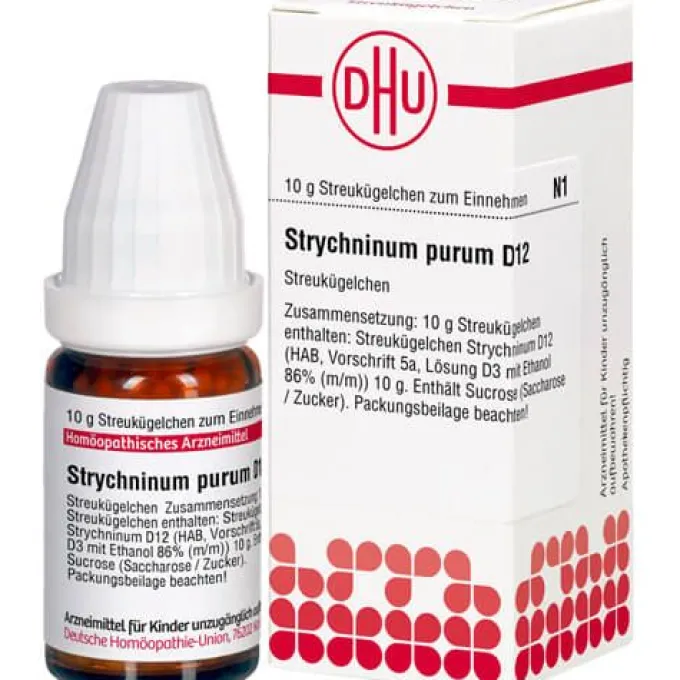 STRYCHNINUM PURUM D 12 Globuli 10 g