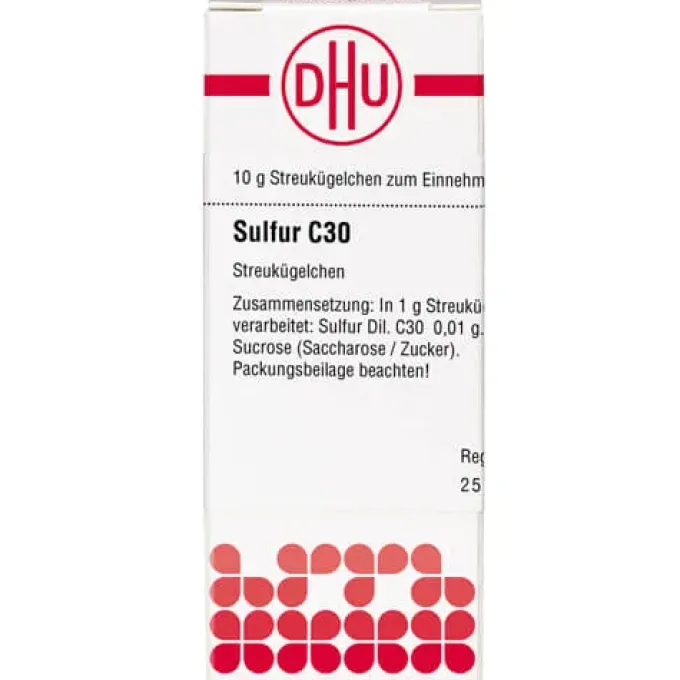 SULFUR C 30 Globuli 10 g
