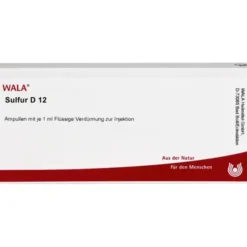SULFUR D 12 Ampullen 10X1 ml