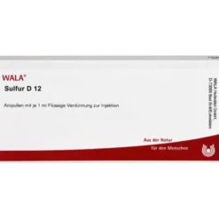 SULFUR D 12 Ampullen 10X1 ml
