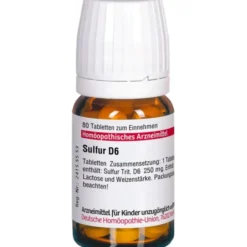 SULFUR D 6 Tabletten 80 St