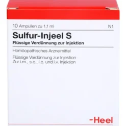 SULFUR INJEEL S Ampullen 10 St