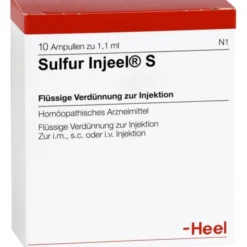 SULFUR INJEEL S Ampullen 10 St