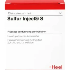 SULFUR INJEEL S Ampullen 10 St
