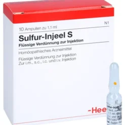 SULFUR INJEEL S Ampullen 10 St