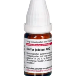 SULFUR JODATUM C 12 Globuli 10 g