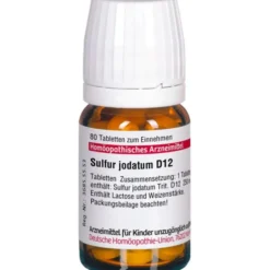 SULFUR JODATUM D 12 Tabletten 80 St