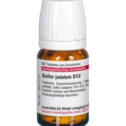 SULFUR JODATUM D 12 Tabletten 80 St