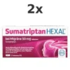 SUMATRIPTAN HEXAL bei Migräne 50 mg Tabletten Set 2x2St
