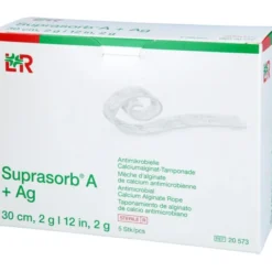 SUPRASORB A+Ag Antimik.Cal.Alginat Tamp.30 cm 2 g 5 St