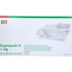 SUPRASORB A+Ag Antimik.Cal.Alginat Kompr.10x20 cm 5 St
