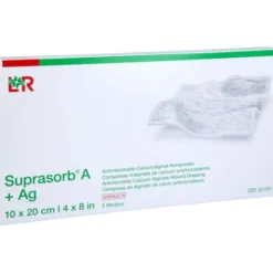SUPRASORB A+Ag Antimik.Cal.Alginat Kompr.10x20 cm 5 St