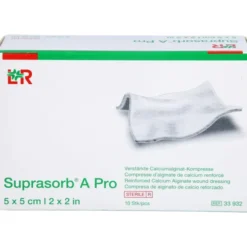 SUPRASORB A Pro Calciumalginat Kompr.5x5 cm 10 St