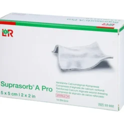 SUPRASORB A Pro Calciumalginat Kompr.5x5 cm 10 St