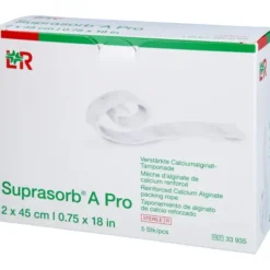 SUPRASORB A Pro Calciumalginat Tamponade 2x45 cm 5 St