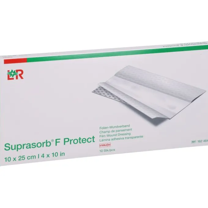 SUPRASORB F Protect Folien-Wundverb.10x25 cm ste. 10 St