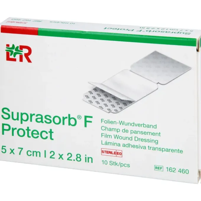 SUPRASORB F Protect Folien-Wundverb.5x7 cm ste. 10 St