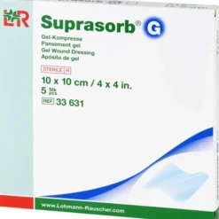 SUPRASORB G Gelkompresse 10x10 cm 5 St