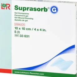 SUPRASORB G Gelkompresse 10x10 cm 5 St