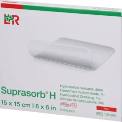 SUPRASORB H Hydrokoll.Verb.dünn 15x15 cm 5 St