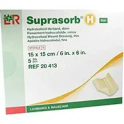 SUPRASORB H Hydrokoll.Verb.dünn 15x15 cm 5 St