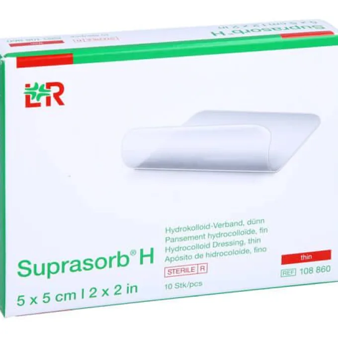 SUPRASORB H Hydrokoll.Verb.dünn 5x5 cm 10 St