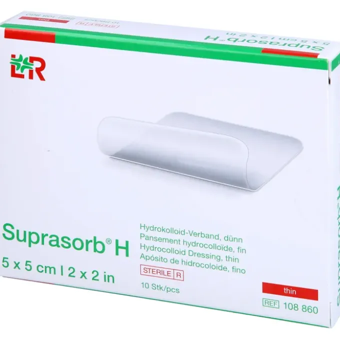 SUPRASORB H Hydrokoll.Verb.dünn 5x5 cm 10 St