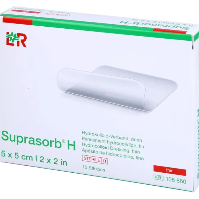 SUPRASORB H Hydrokoll.Verb.dünn 5x5 cm 10 St