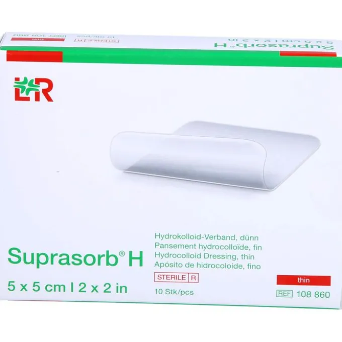 SUPRASORB H Hydrokoll.Verb.dünn 5x5 cm 10 St