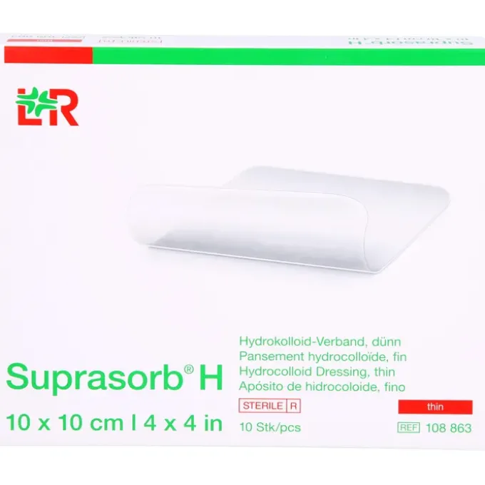 SUPRASORB H Hydrokoll.Verb.dünn 10x10 cm 10 St