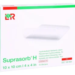 SUPRASORB H Hydrokoll.Verb.dünn 10x10 cm 10 St