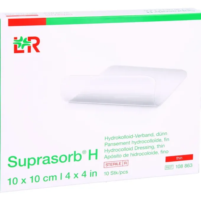 SUPRASORB H Hydrokoll.Verb.dünn 10x10 cm 10 St
