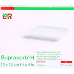 SUPRASORB H Hydrokoll.Verb.dünn 10x10 cm 10 St