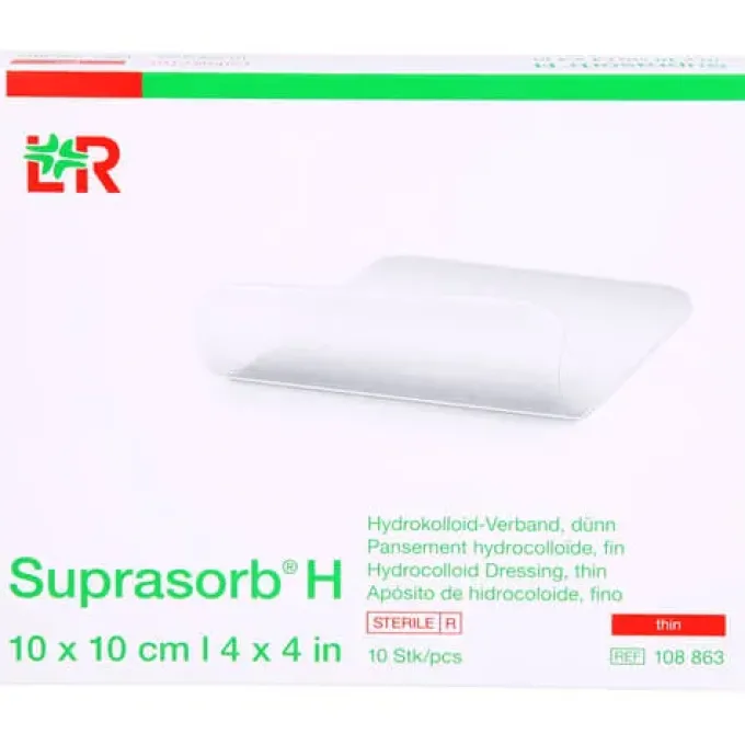SUPRASORB H Hydrokoll.Verb.dünn 10x10 cm 10 St