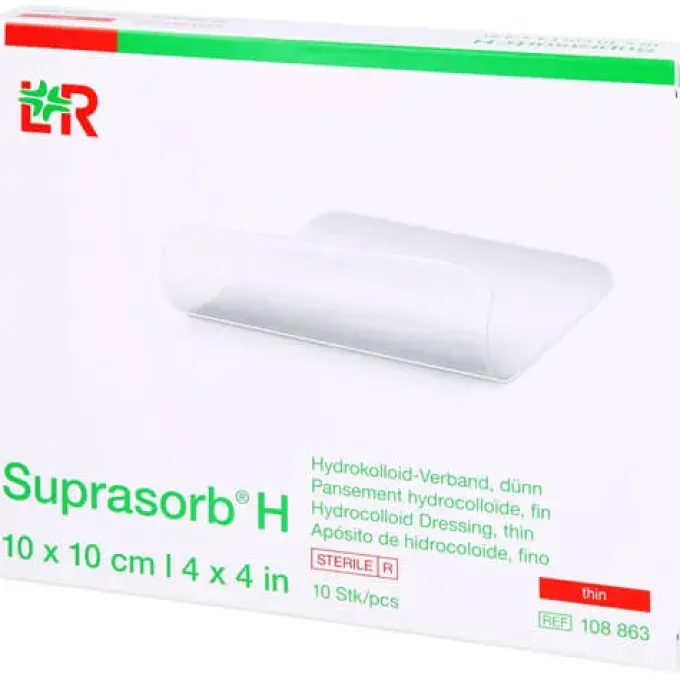 SUPRASORB H Hydrokoll.Verb.dünn 10x10 cm 10 St