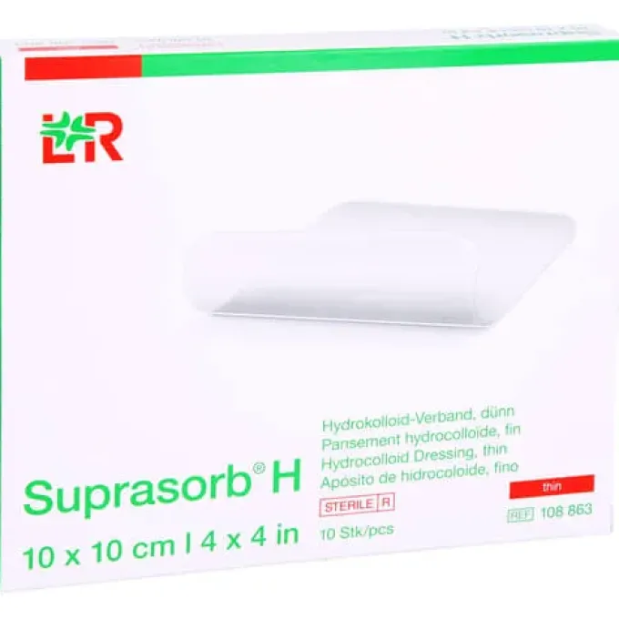 SUPRASORB H Hydrokoll.Verb.dünn 10x10 cm 10 St