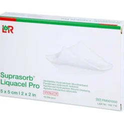 SUPRASORB Liquacel Pro 5x5 cm Kompressen 10 St